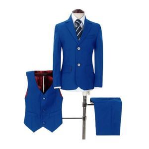 Boy's Formal Suit 5 Piece Slim Fit Dresswear Set